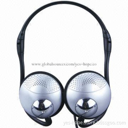 Light-weight neck hook headset for computer